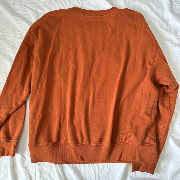 Levi's Women's Orange Crewneck Sweatshirt Size Large - Picture 7 of 7